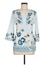 JM Collection Blue 3/4 Sleeve Blouse Size M (petite) - photo 1