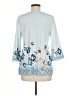JM Collection Blue 3/4 Sleeve Blouse Size M (petite) - photo 2