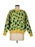 Apparis 100% Polyester Animal Print Yellow Pullover Sweater Size M - photo 1