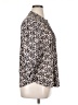 Cocomo Animal Print Brown 3/4 Sleeve Blouse Size XL (petite) - photo 4
