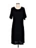 Forever Solid Black Casual Dress Size M - photo 1