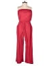Express Solid Red Jumpsuit Size XS - photo 1