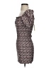 Blush 100% Rayon Tweed Brown Cocktail Dress Size S - photo 5