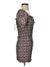 Blush 100% Rayon Tweed Brown Cocktail Dress Size S - photo 4
