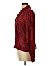 Epic 100% Polyester Animal Print Red Long Sleeve Blouse Size L - photo 5