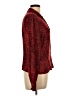 Epic 100% Polyester Animal Print Red Long Sleeve Blouse Size L - photo 4