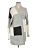 Fable 100% Polyester Color Block Gray Pullover Sweater Size L - photo 1