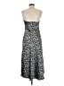 Express 100% Polyester Print Black Casual Dress Size M - photo 2