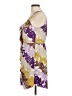 Elle 100% Polyester Print Purple Casual Dress Size M - photo 5