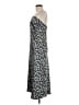 Express 100% Polyester Print Black Casual Dress Size M - photo 5