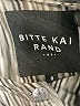 Bitte Kai Rand Metallic Silver Cocktail Dress Size S - photo 7