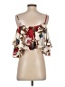 Luxxel Ivory Short Sleeve Blouse Size S - photo 2