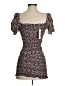Blush 100% Rayon Floral Black Casual Dress Size S - photo 2