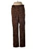 H&M Animal Print Brown Jeans Size 6 - photo 1