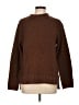Talbots Chevron-herringbone Brown Pullover Sweater Size L - photo 1