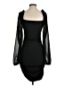 Shein Solid Black Cocktail Dress Size S (tall) - photo 2