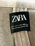Zara 100% Polyester Tan Coat Size L - photo 6