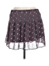 American Eagle Outfitters 100% Polyester Hearts Gray Casual Skirt Size M - photo 2