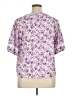 Berkley Jensen Purple Short Sleeve Blouse Size XL - photo 2