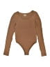 OQQ Brown Bodysuit Size S - photo 1