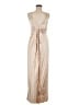 Significant Other Metallic Tan Casual Dress Size 6 - photo 1