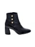 Nine West 100% Leather Black Ankle Boots Size 8 - photo 1