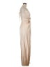 Significant Other Metallic Tan Casual Dress Size 6 - photo 4