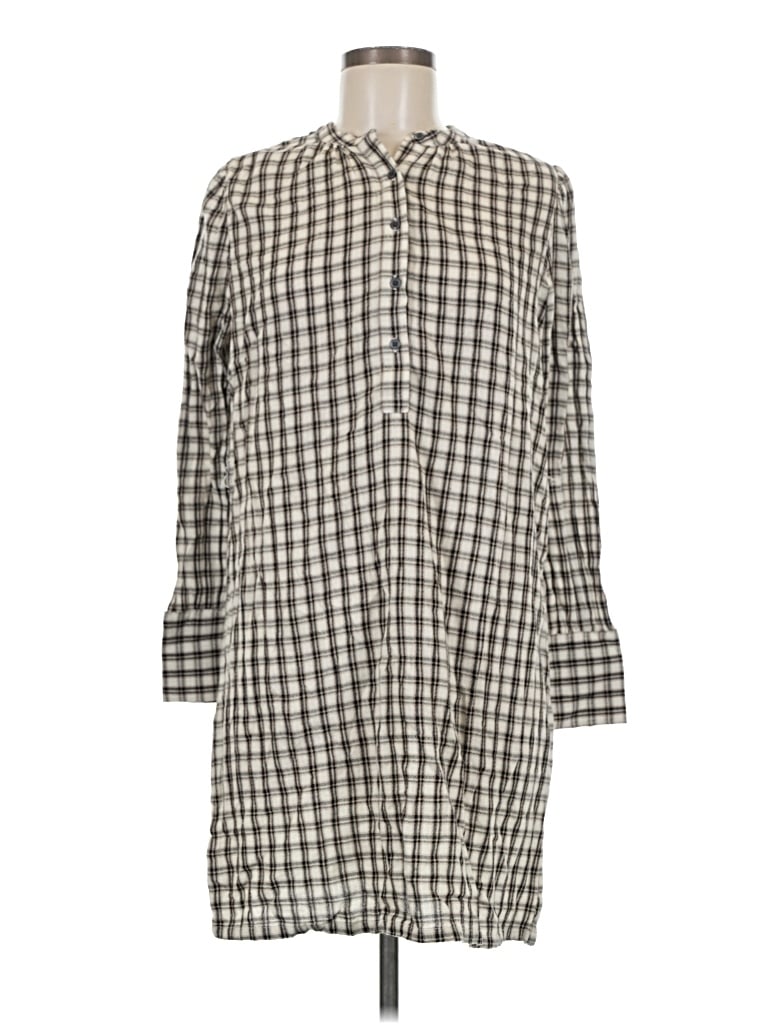 Pre-owned Ann Taylor Loft Casual Dress In Gray