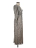 Mac Duggal 100% Polyester Silver Cocktail Dress Size 2 - photo 4