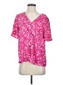 CeCe Pink Short Sleeve Blouse Size S - photo 1