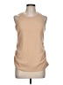 Unbranded Tan Sleeveless T-Shirt Size L - photo 1