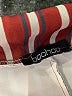 Boohoo Stripes Burgundy Casual Pants Size 12 - photo 7