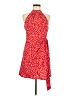 Unbranded 100% Polyester Polka Dots Red Cocktail Dress Size 5 (estimated) - photo 1
