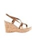 K Jacques St. Tropez Tan Brown Wedges Size EU 39 - photo 1