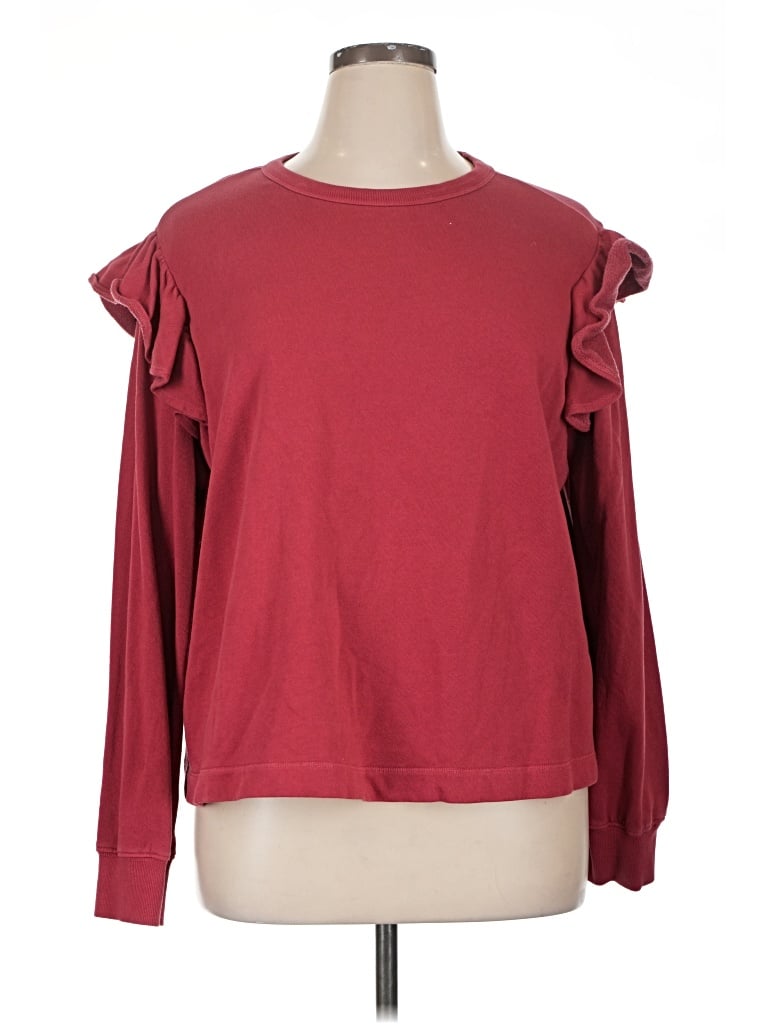 Pre-owned Old Navy Sweatshirt In Burgundy