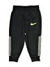 Nike 100% Polyester Black Track Pants 9-12 MO / 12 MO - photo 1