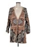 Peruvian Connection 100% Cotton Brown Cardigan Size M - photo 1