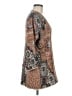 Peruvian Connection 100% Cotton Brown Cardigan Size M - photo 4