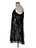 Express 100% Polyester Stars Black Cocktail Dress Size L - photo 5