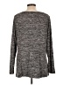 H By Halston Gray Long Sleeve Top Size L - photo 2