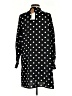 Ellison 100% Polyester Polka Dots Black Kimono Size S - photo 2