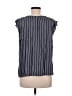 Old Navy 100% Rayon Blue Sleeveless Blouse Size Lg Petite - photo 2