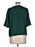 Modern Works Green 3/4 Sleeve Blouse Size L - photo 2