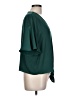 Modern Works Green 3/4 Sleeve Blouse Size L - photo 4