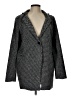 Unbranded 100% Polyester Houndstooth Gray Coat Size L - photo 1
