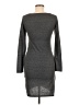 Leith Solid Gray Casual Dress Size M - photo 2