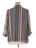 Cj Banks 100% Polyester Stripes Gray 3/4 Sleeve Blouse Size 16 - 18 - photo 2