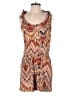Lascana Print Brown Romper Size 8 - photo 1