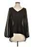 BCBGeneration 100% Polyester Black 3/4 Sleeve Blouse Size S - photo 1