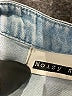 Noisy May 100% Lyocell Blue 3/4 Sleeve Button-Down Shirt Size XS - photo 7